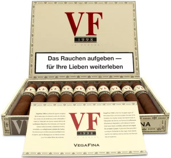 Vegafina VF 1998 VF54 Zigarrenkiste offen
